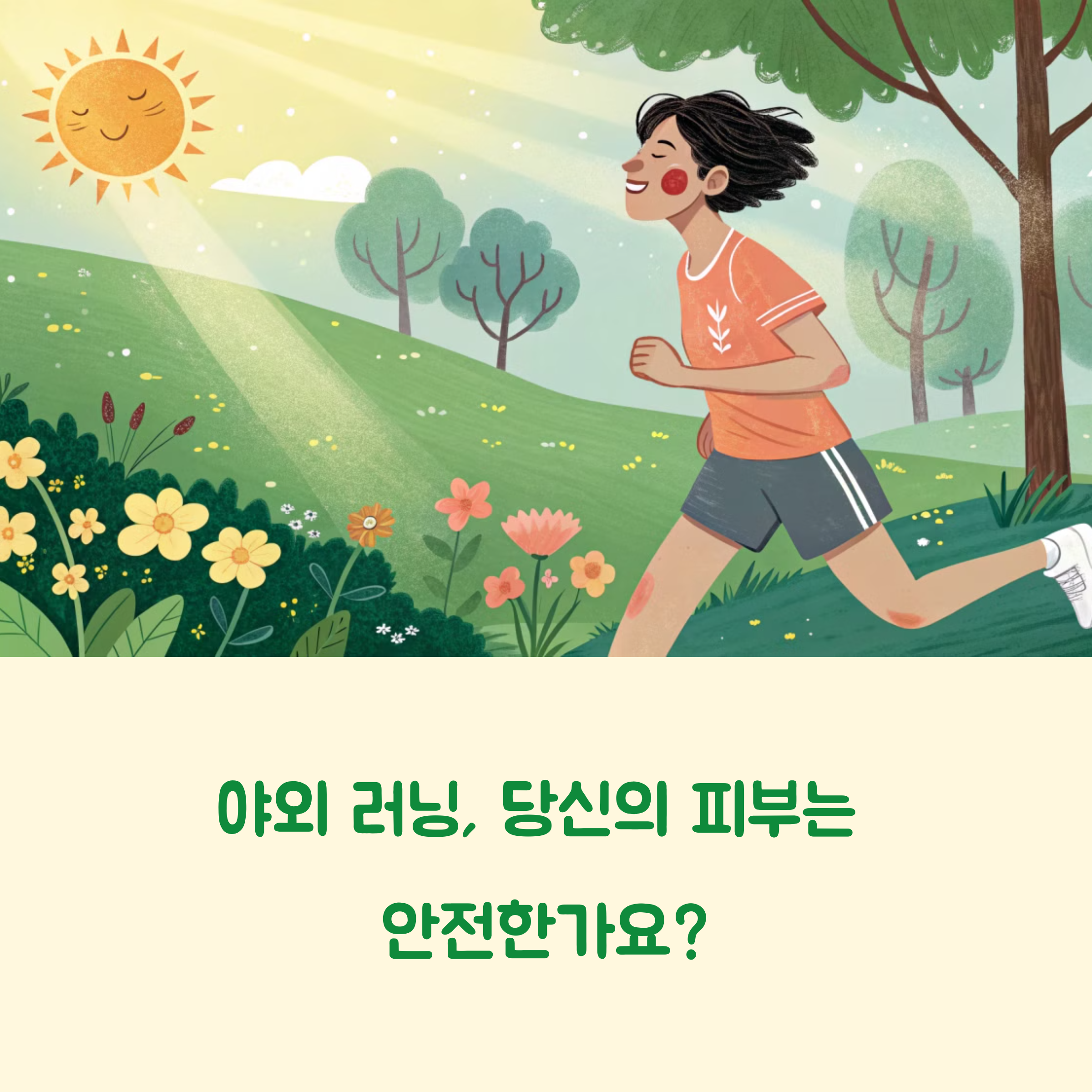 야외 러닝, 그냥 나가면 피부 망가져요! 전문가가 알려주는 보호 팁