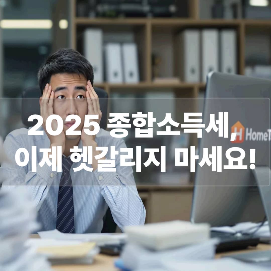 2025 종합소득세란? 대상부터 신고방법까지 한눈에 정리