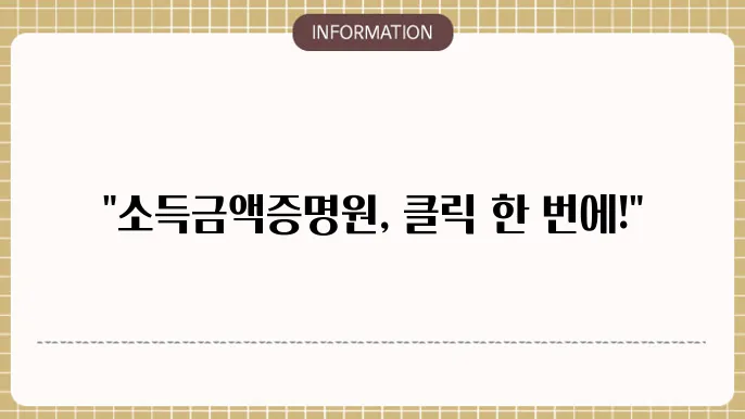 소득금액증명원 인터넷발급 (홈택스 법인 개인사업자)