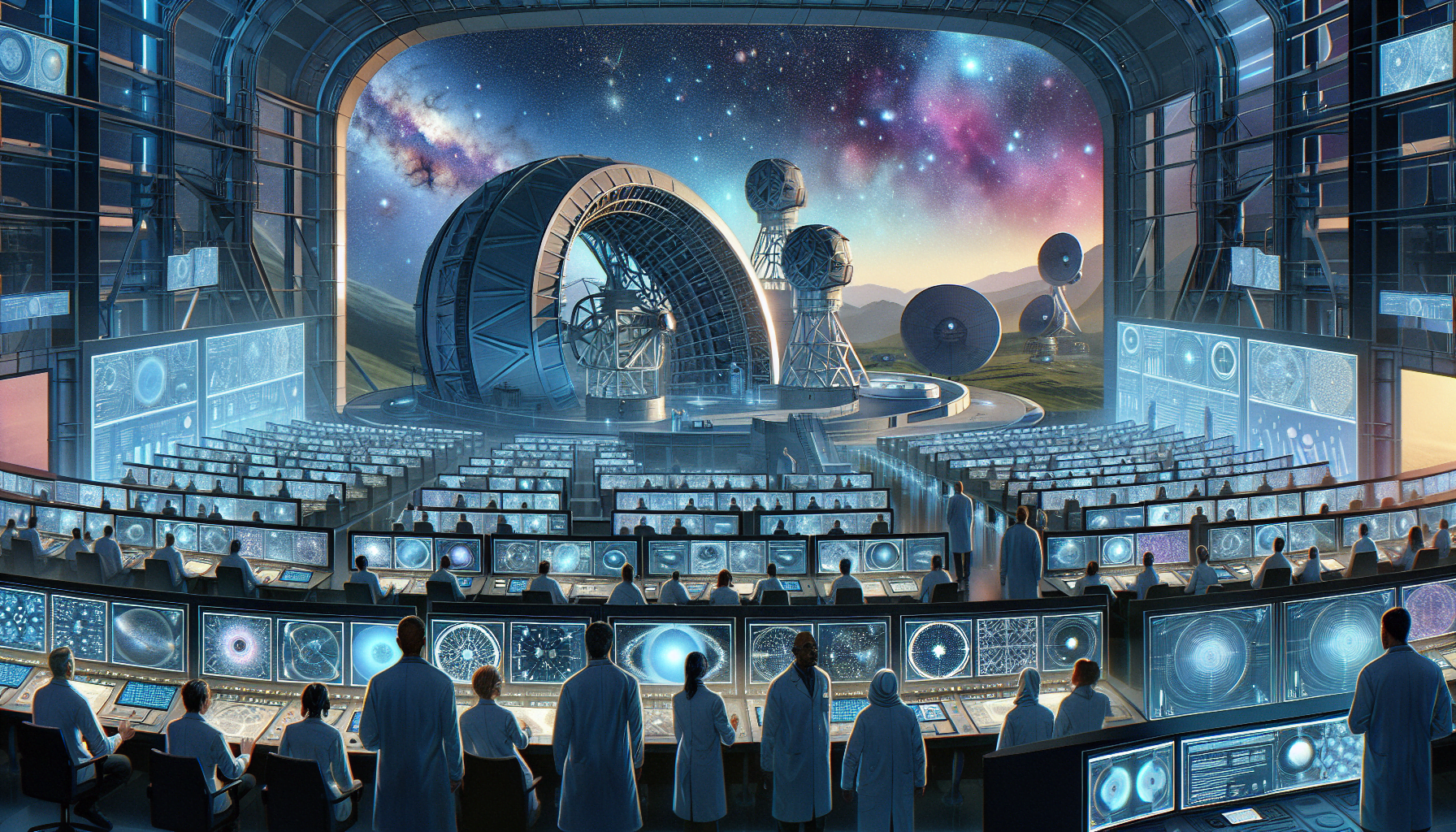 천문학 연구소 내부 모습
