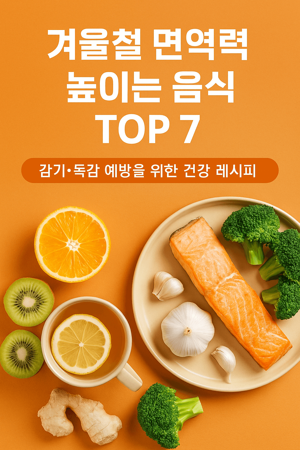 겨울철 면역력 높이는 음식 - 사진