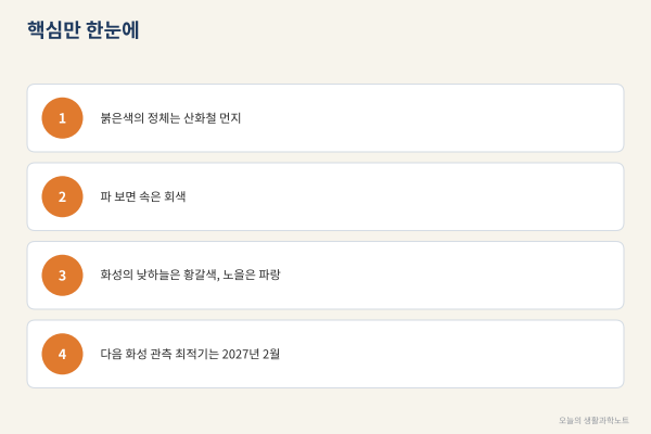 화성이 붉은 건 '녹' 때문? 녹슨 못으로 해보는 화성 색 실험