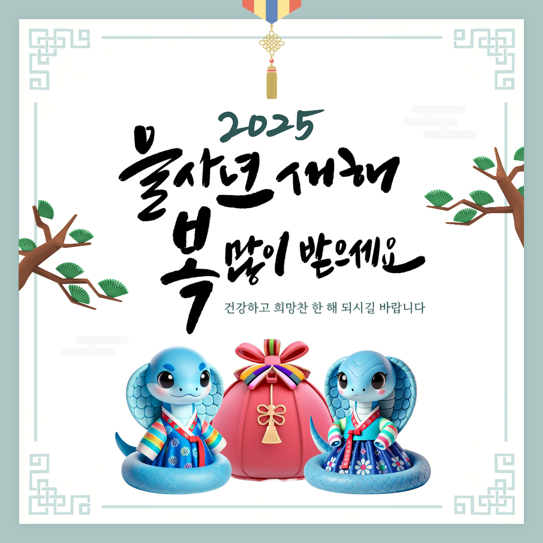 2025년 새해 인사말 이미지