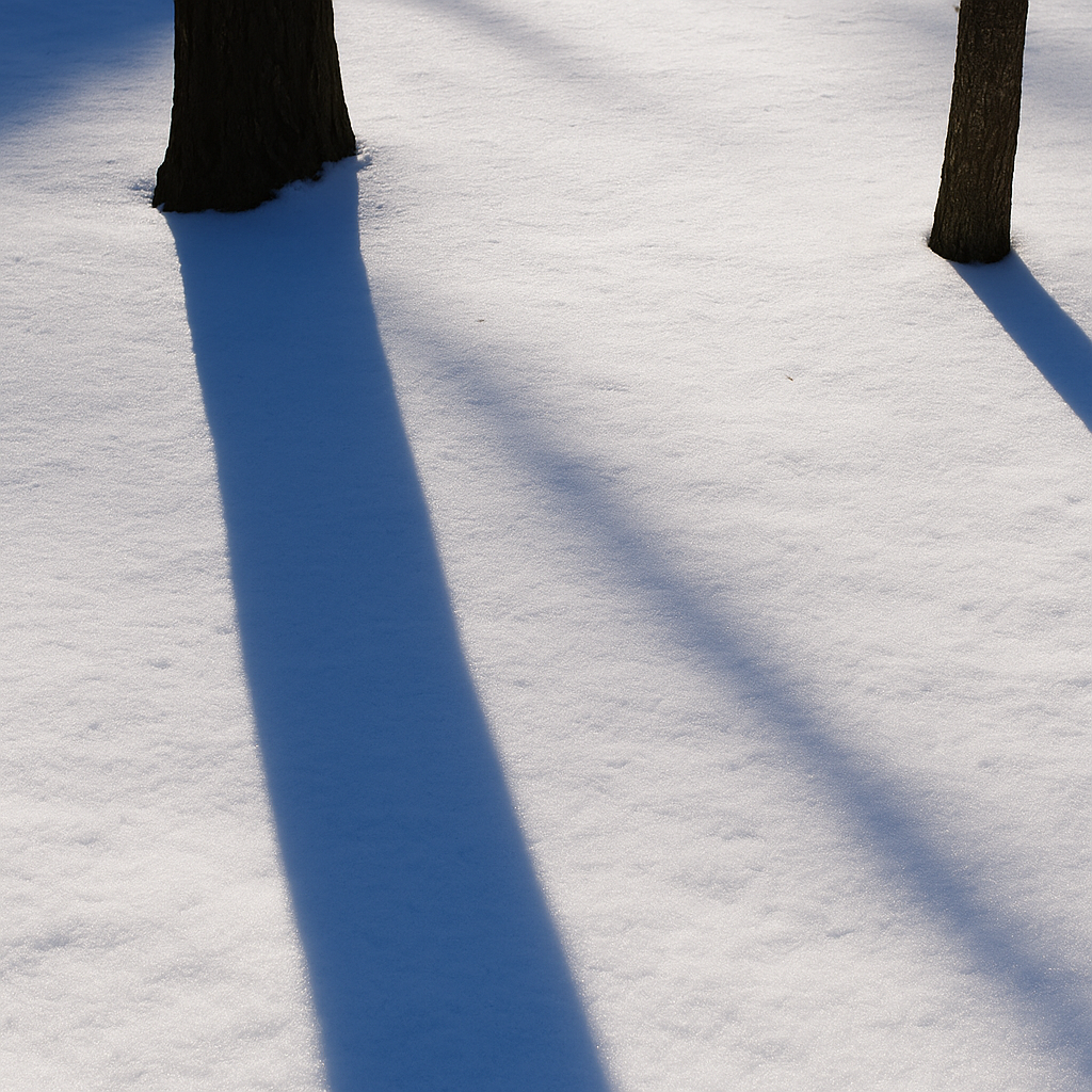 겨울과 여름에 그림자 색이 달라 보이는 까닭은?