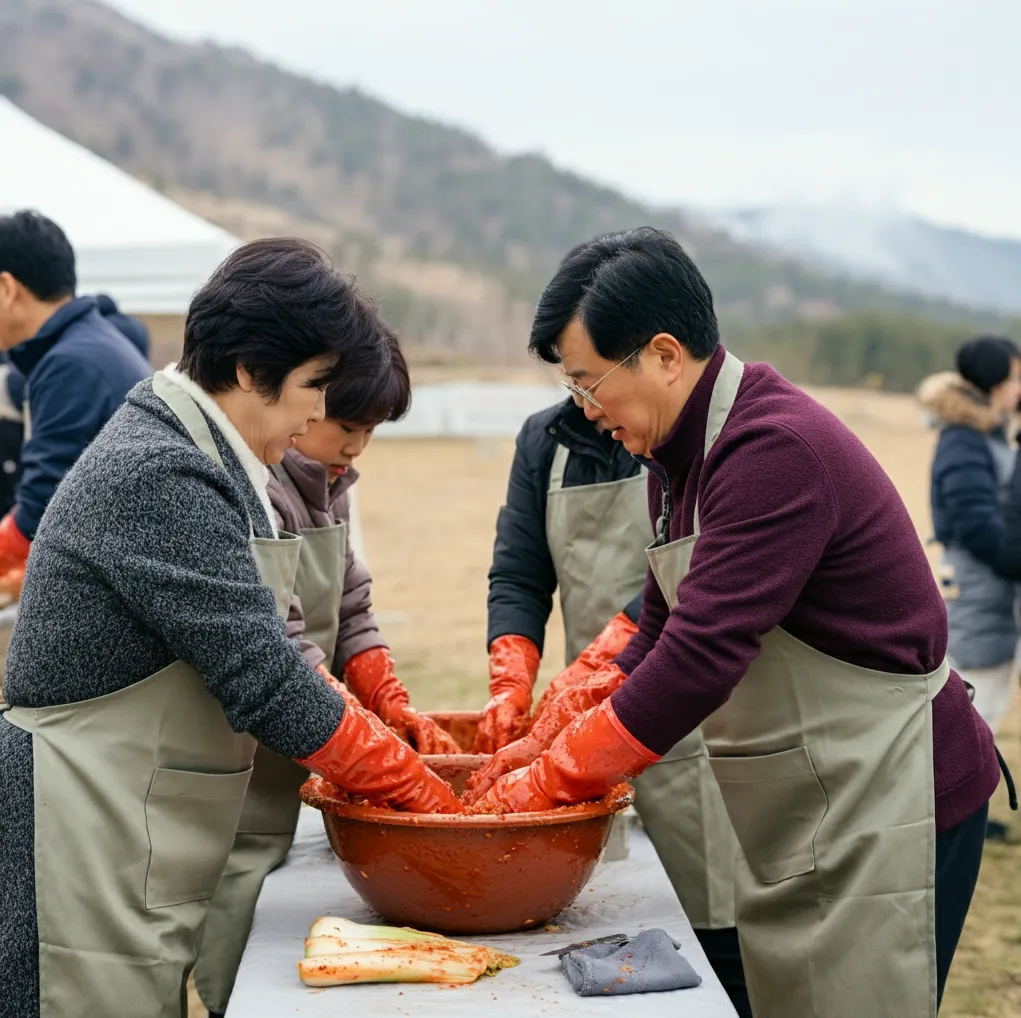 진부김장축제에서-김장체험하는-한국가족04