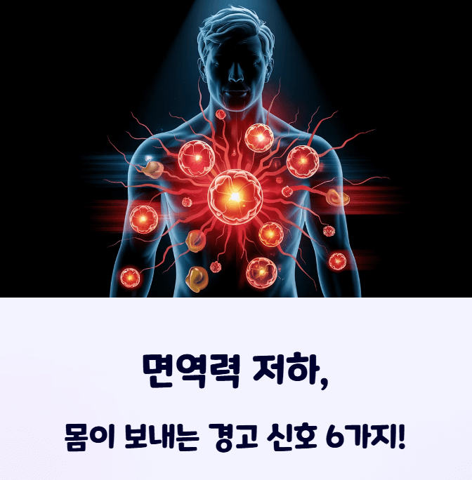 면역력이 떨어졌을때 증상