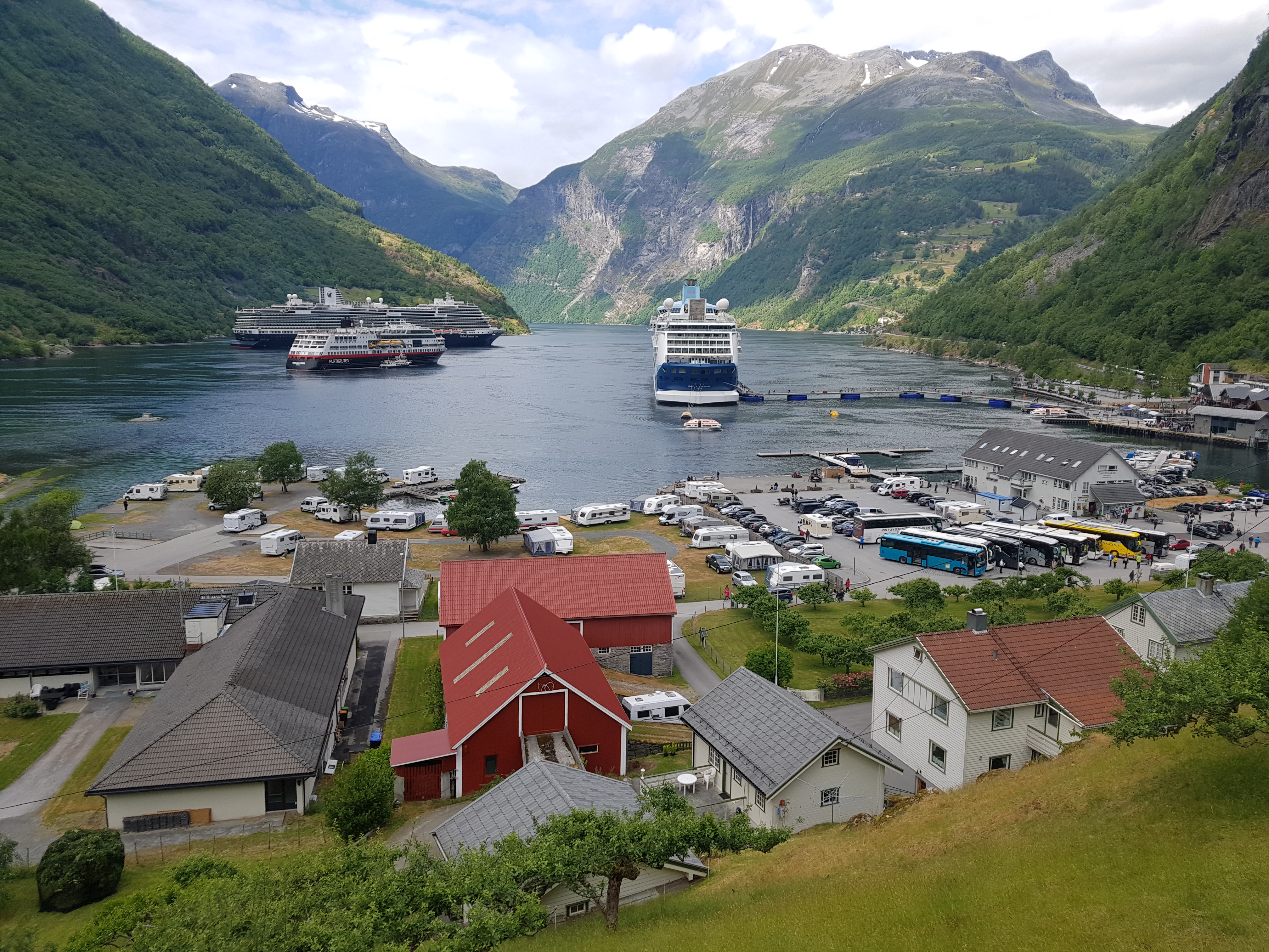 노르웨이의 게이랑에르 피오르드(Geirangerfjord)