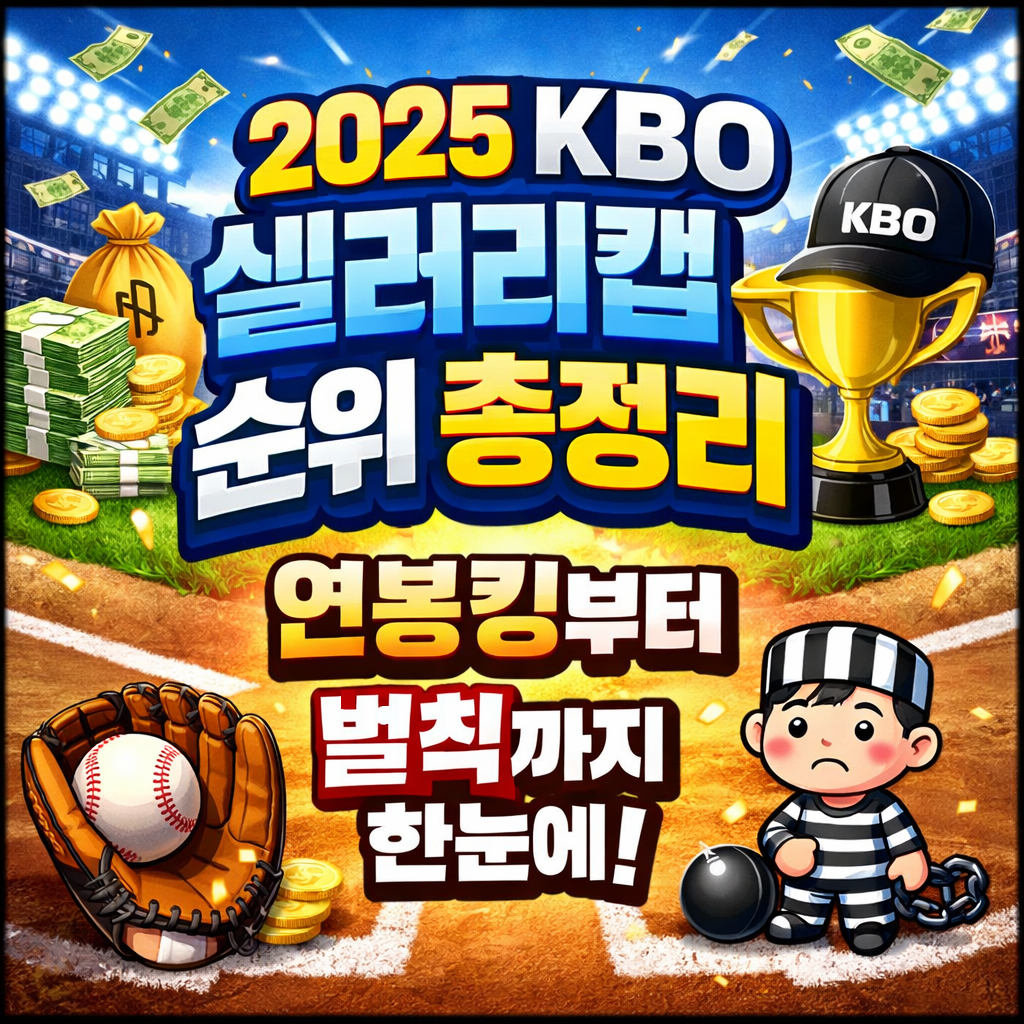 KBO 샐러리캡 순위 발표 &ldquo;모두가 잘 지켰다&rdquo; 샐러리캡 뜻 팀별 연봉 총액 정리