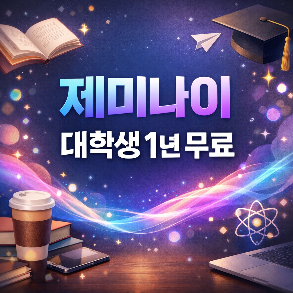 제미나이 대학생 1년 무료 포스팅 썸네일 이미지