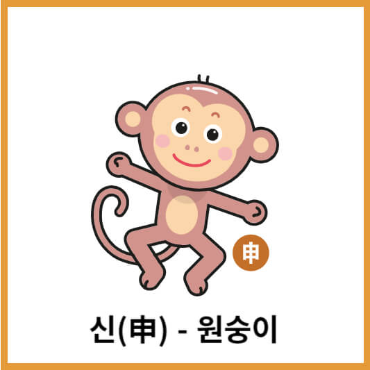 12간지(십이간지) 신-원숭이