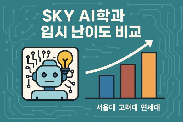 서울대 고려대 연세대 (SKY) AI학과 입시 난이도 비교
