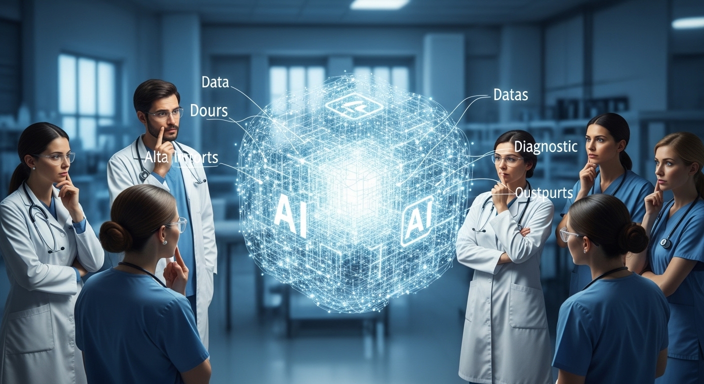 AI 알고리즘의 복잡하고 불투명한 내부 작동 방식을 이해하려 노력하는 의료진