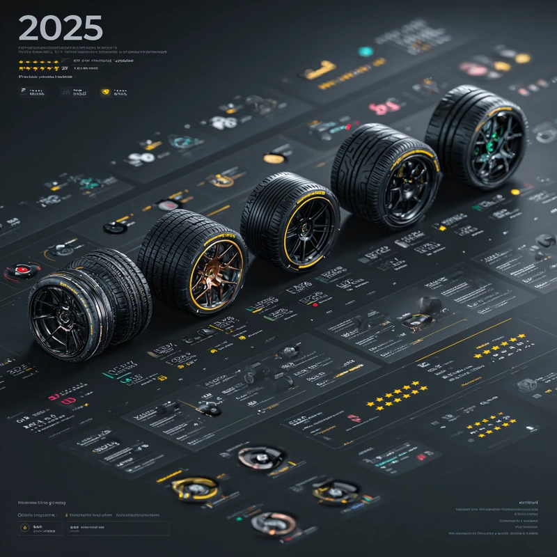 2025 가성비 타이어 7종 성능 비교 차트와 평점, 안전성, 내구성, 가격대별 추천 정보가 시각적으로 정리되어 타이어 선택에 도움을 주는 최신 가이드