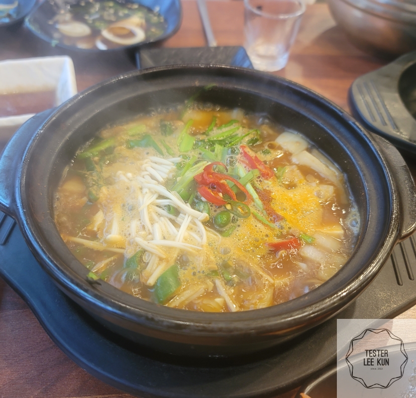 통통갈비 된장찌개