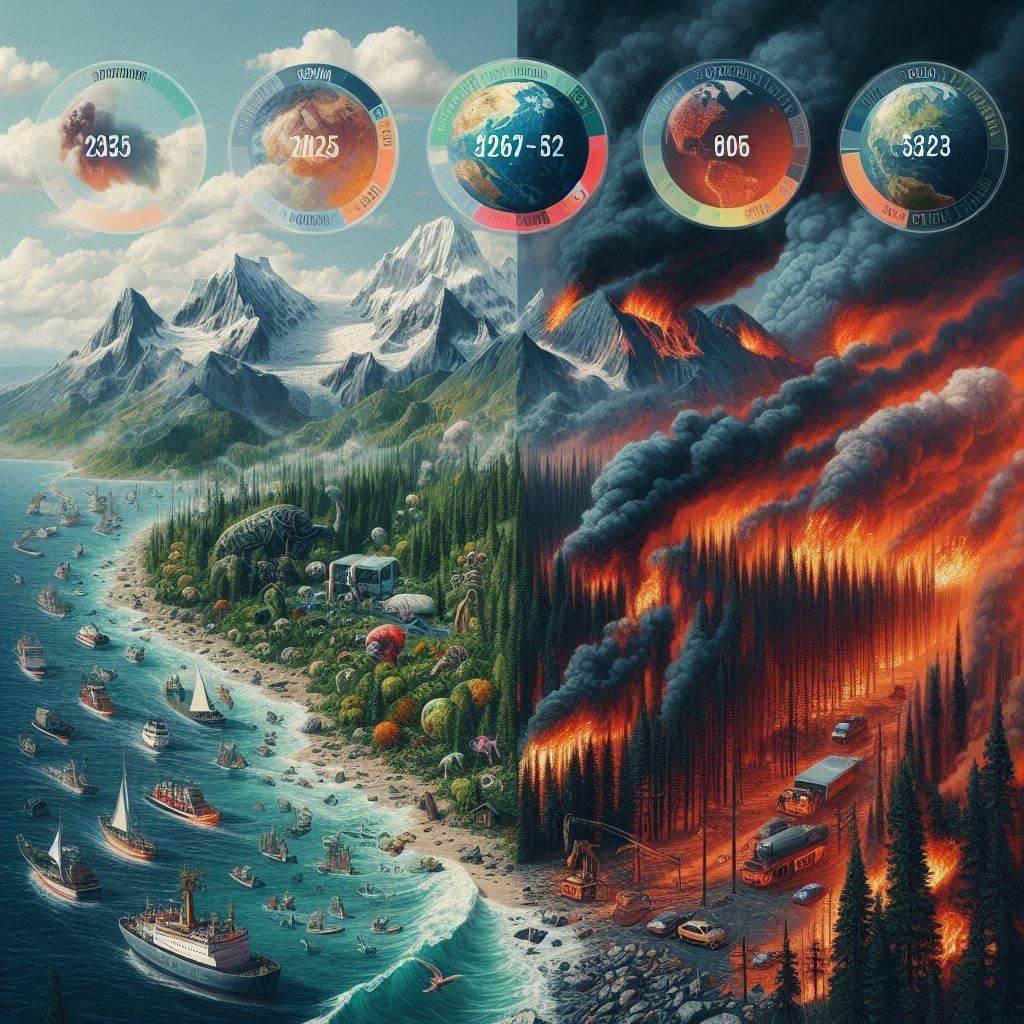 2025년 환경 위기 현황 (기후, 해양, 산불)