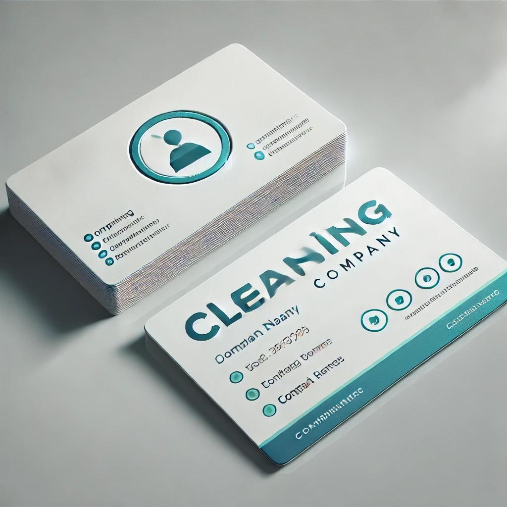 청소업체 명함
