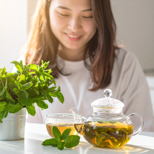 페퍼민트(Peppermint)는 상쾌한 멘톨 향을 가진 허브