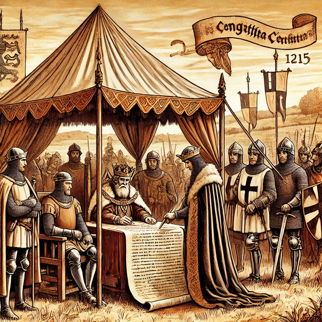 왕권 제한과 법치의 출발의 상징