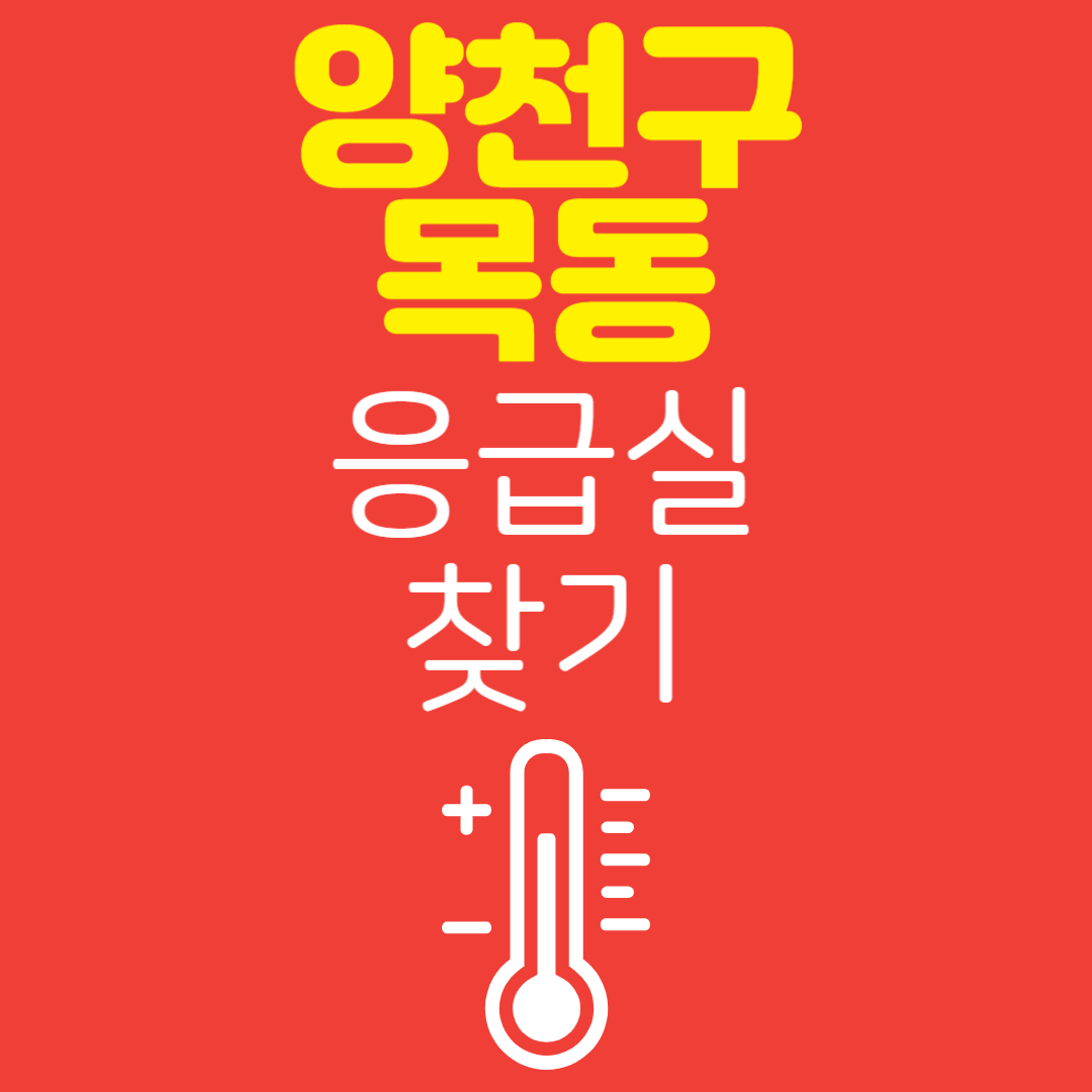 양천구 목동 응급실 찾기