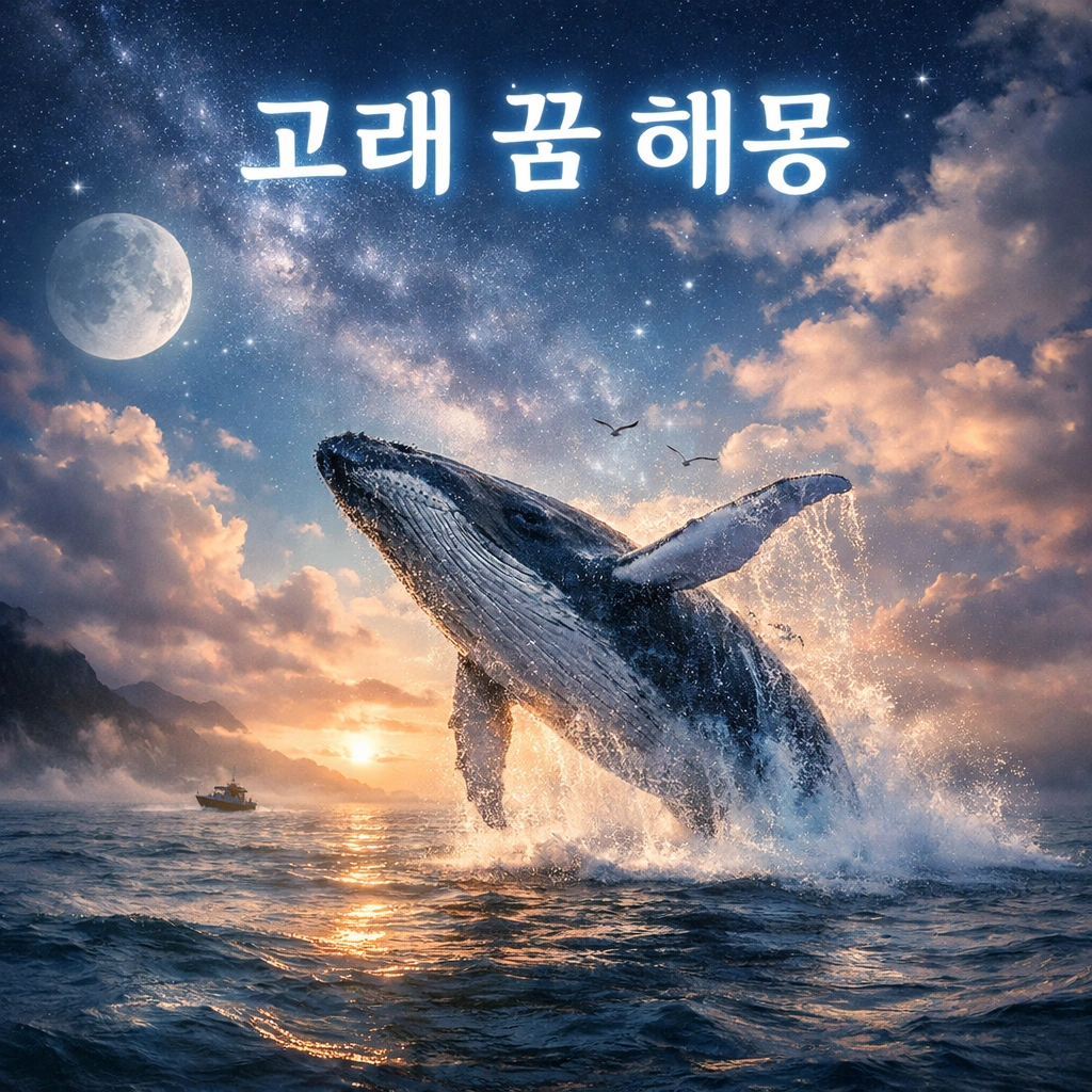 🐋 고래 꿈 해몽 총정리 – 크고 깊은 행운의 신호일까?