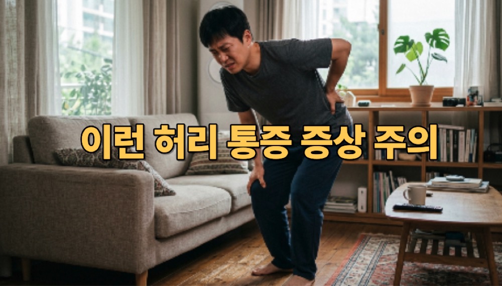허리 통증 증상