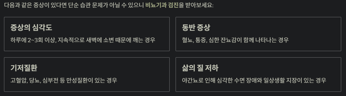 증상의 심각도