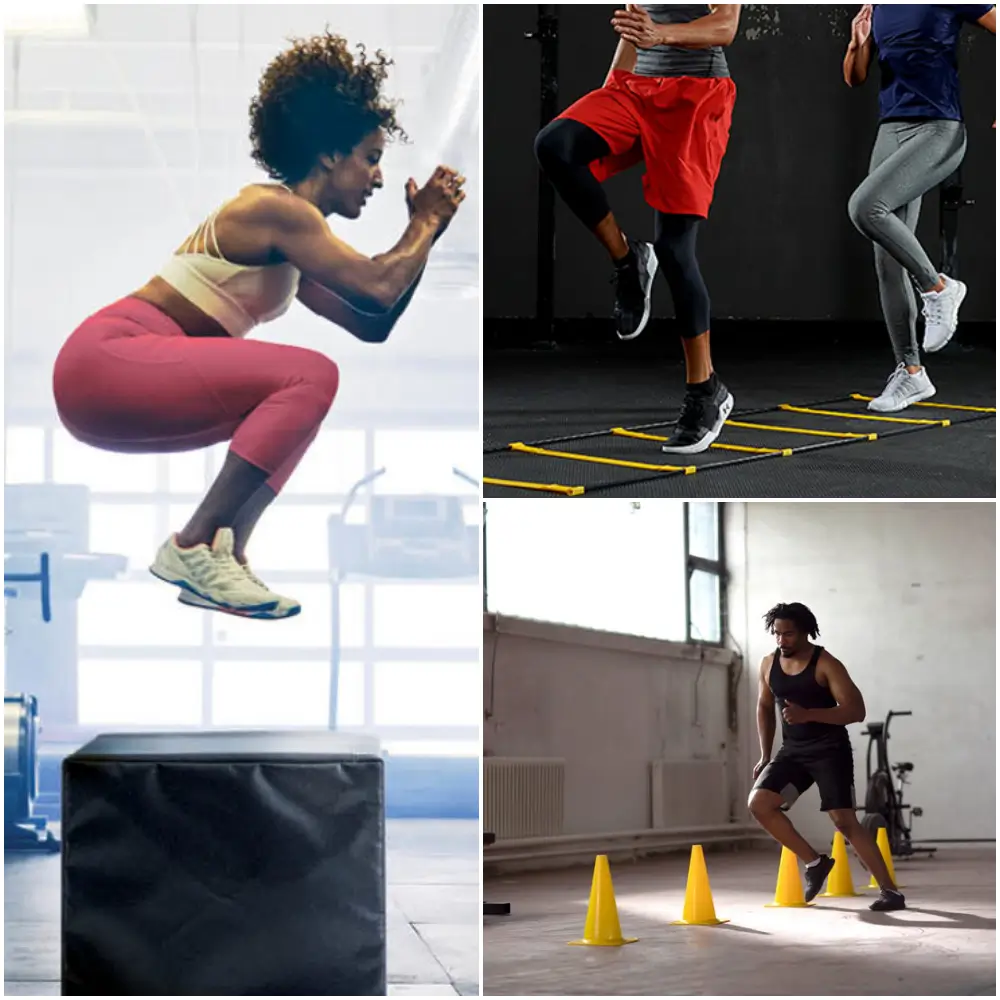 운동하는 사람들