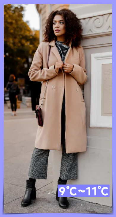 10도 여자 옷차림