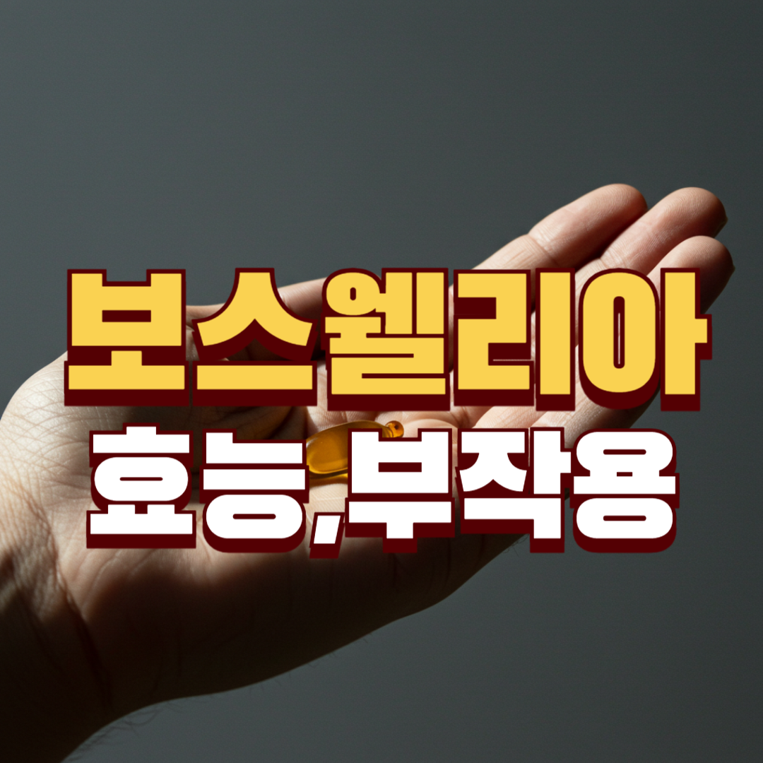 보스웰리아 효능 부작용 썸네일
