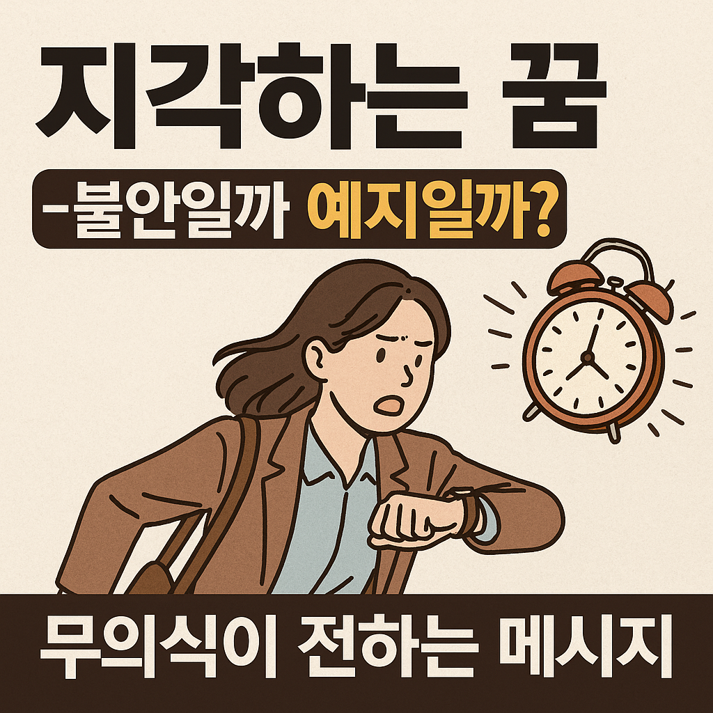 지각하는 꿈