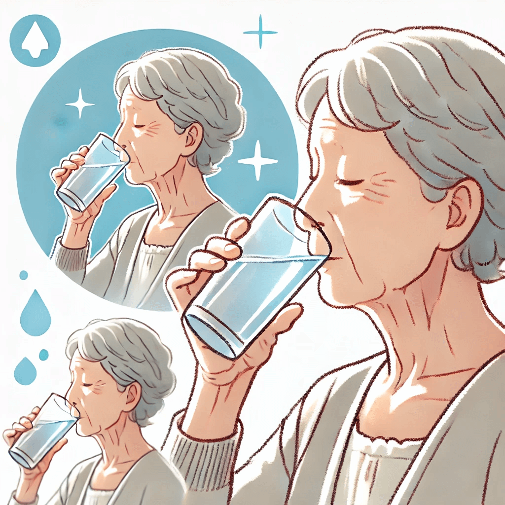 노년 물 섭취