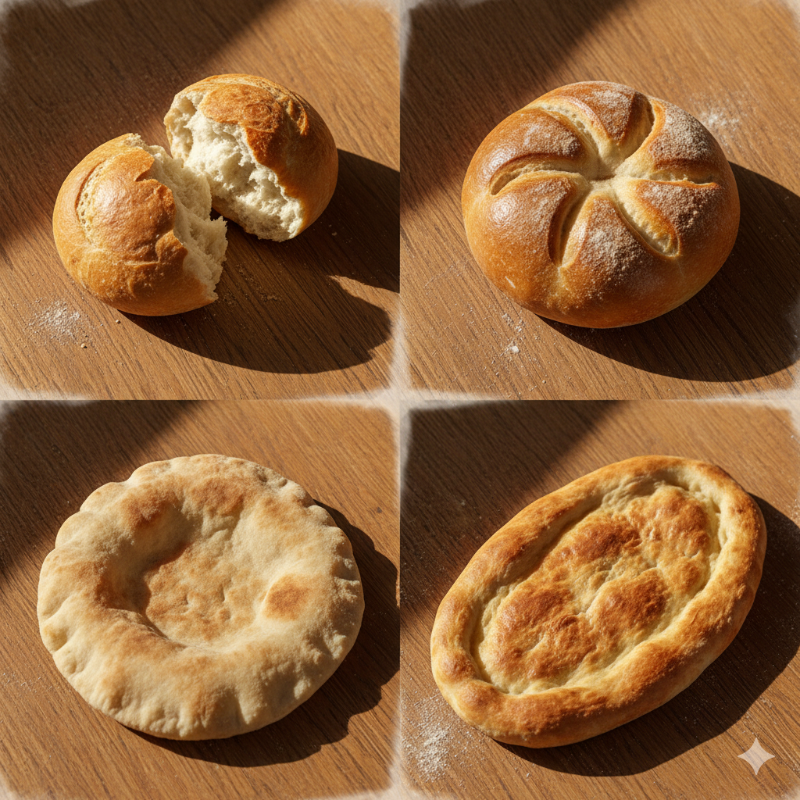 독일·오스트리아 — 브뢰첸과 카이저롤, 터키,중동-피타와피데