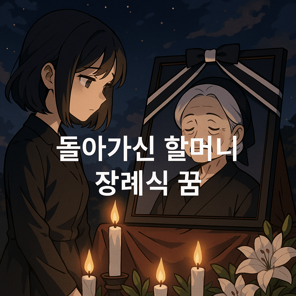 돌아가신 할머니 장례식 꿈