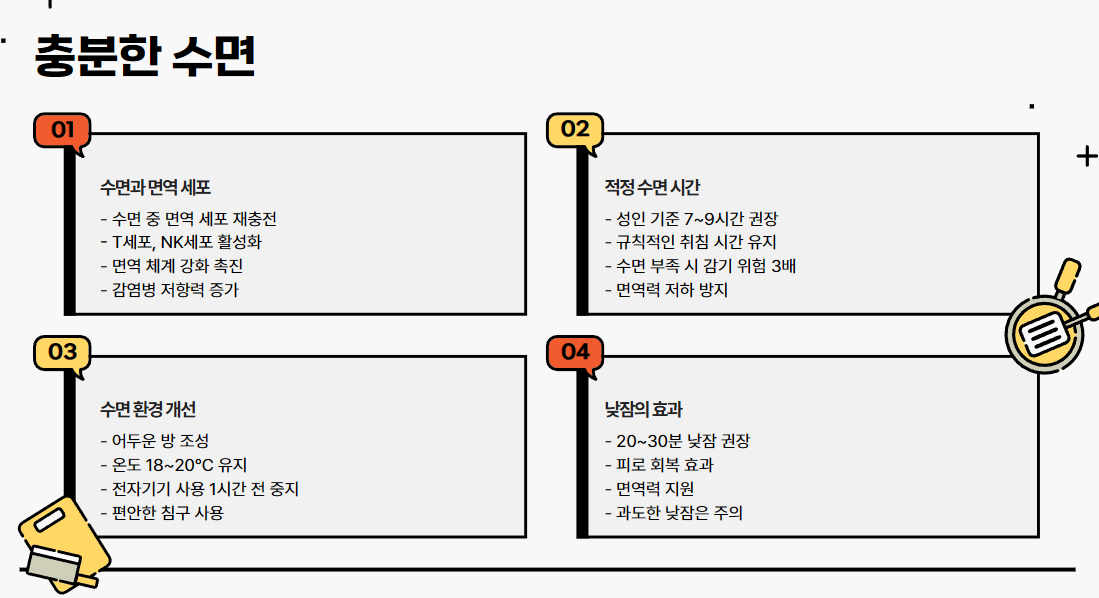 충분한 수면