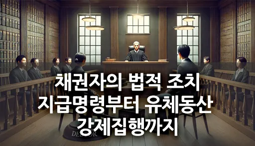 법정에서 채무자와 변호사가 판사의 판결을 기다리고 있음