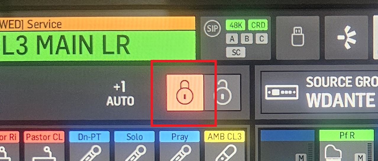 채널 락 확대 사진