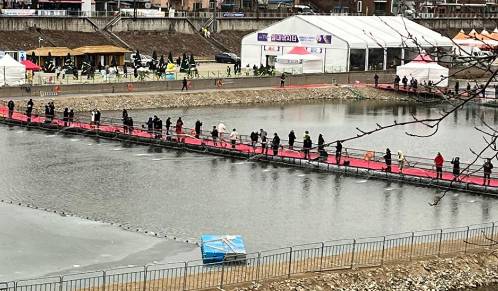 홍천강 꽁꽁축제 루어낚시