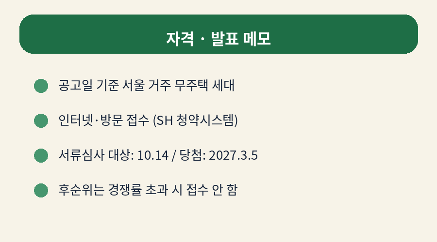 자격 발표 메모