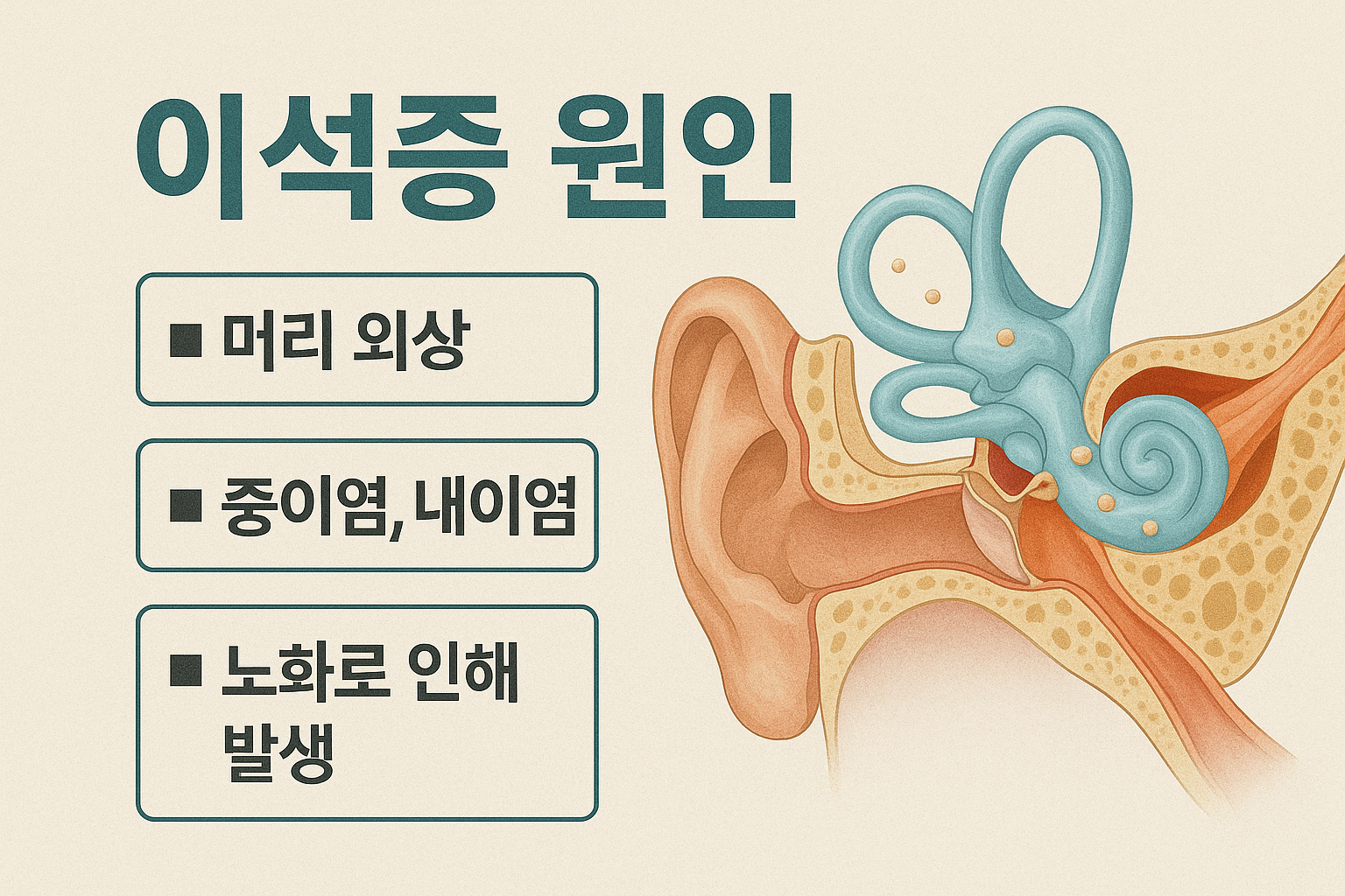 이석증 증상 원인