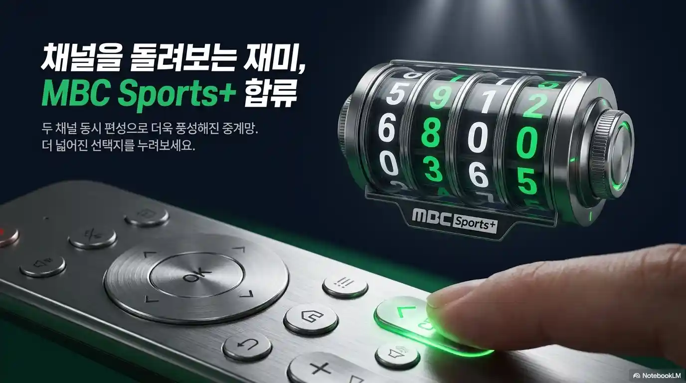 PBA 중계 채널 MBC 스포츠 플러스