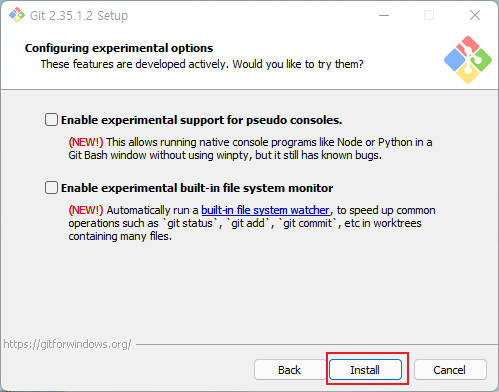 git 다운로드 및 설치하기