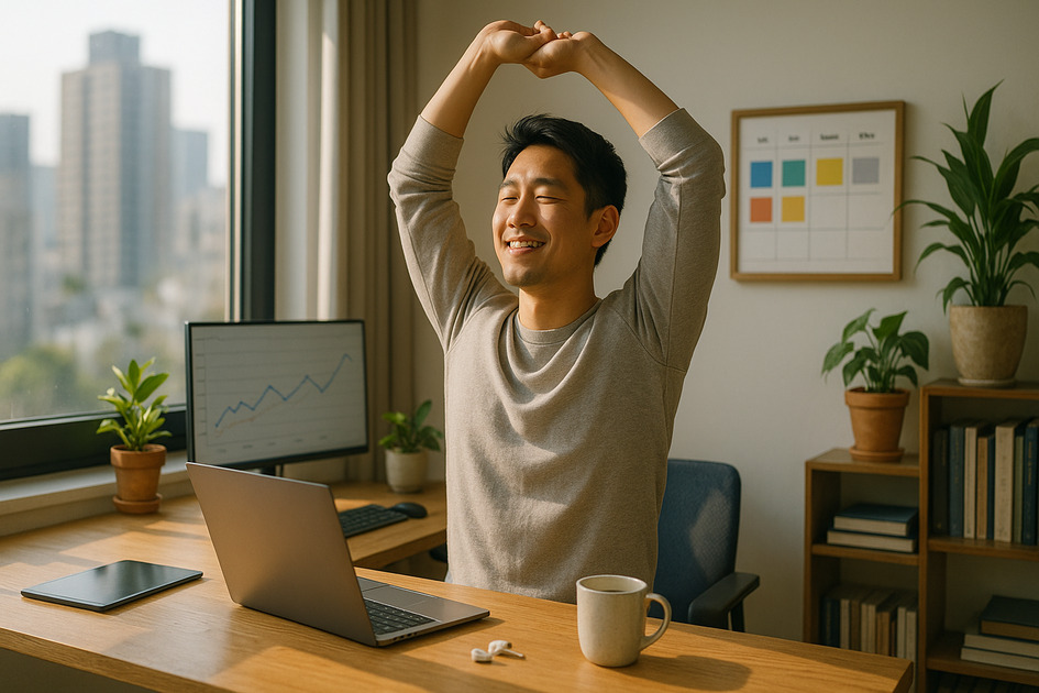 주4일제 시범사업에 좋아하는 프리랜서 이미지