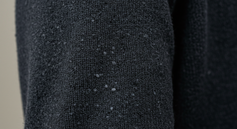 니트 보풀은 주로 섬유의 마찰 때문에 생깁니다.