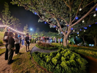 진주 월아산 수국축제