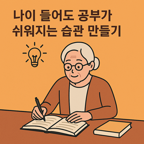 나이 들어도 공부가 쉬워지는 습관 만들기