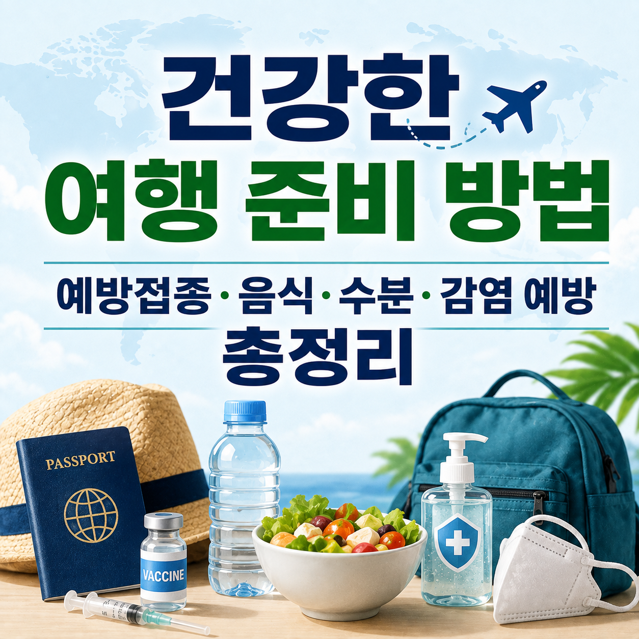 건강한 여행 준비