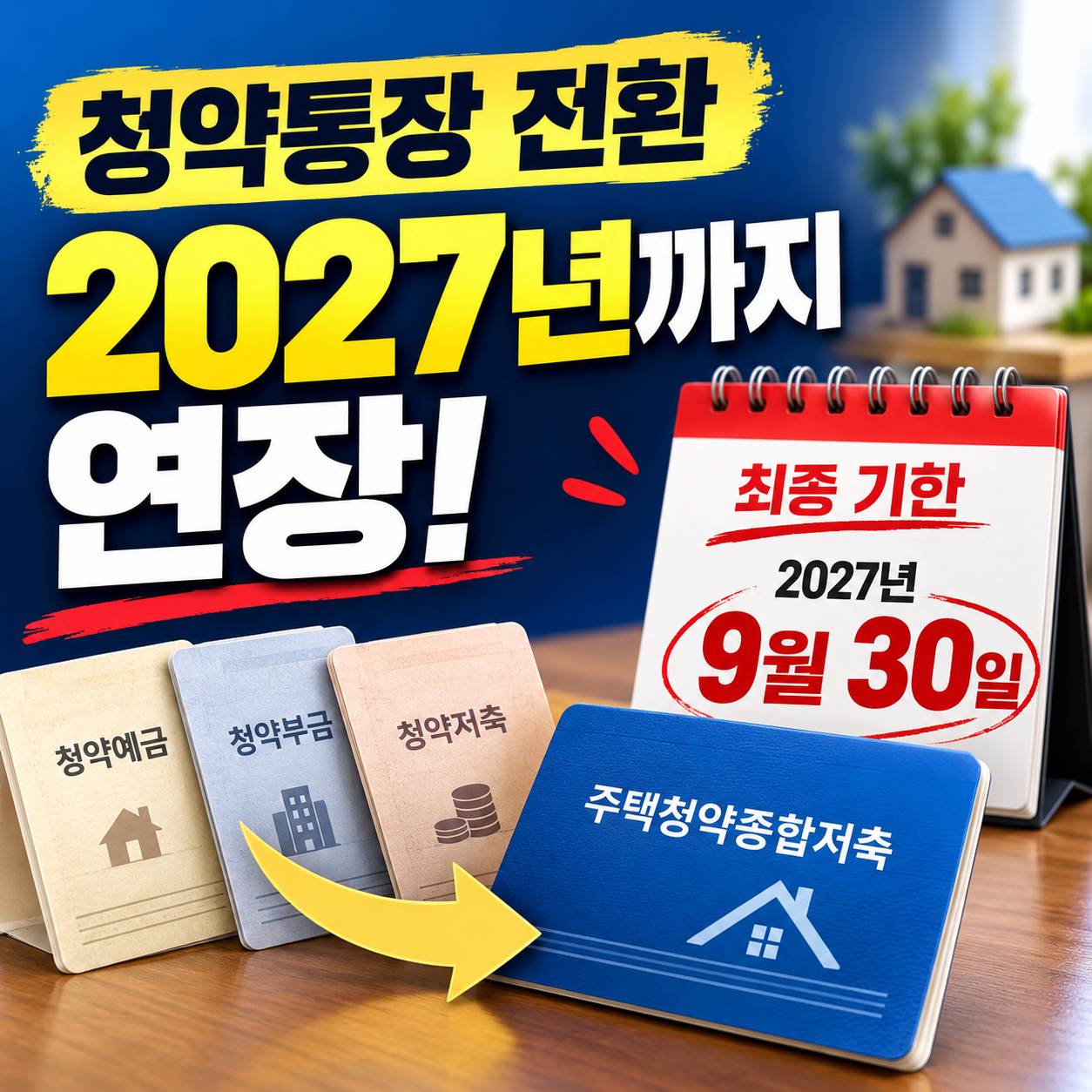 청약통장 전환 2027년 연장