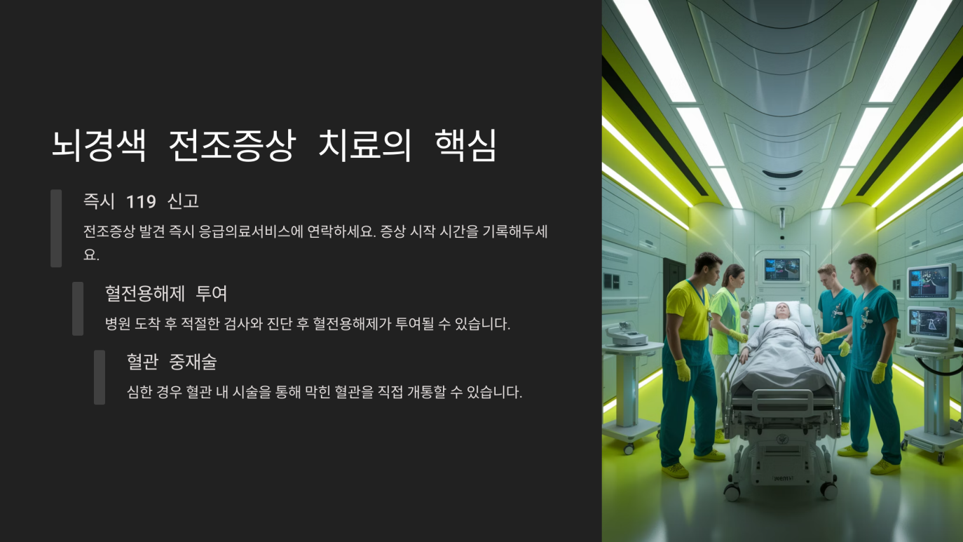 뇌경색 전조증상 치료 4