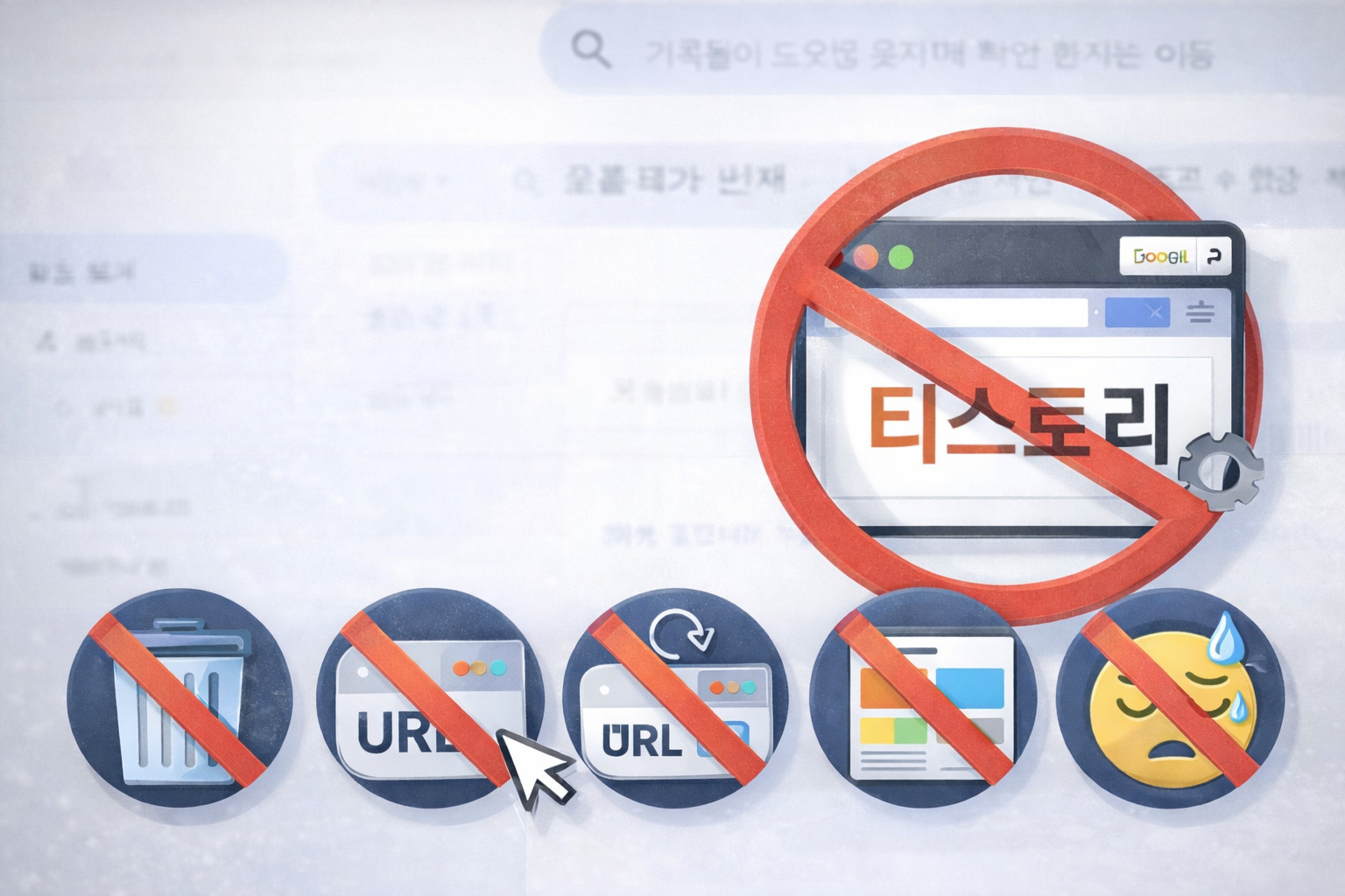 하면 안되는행동 이미지