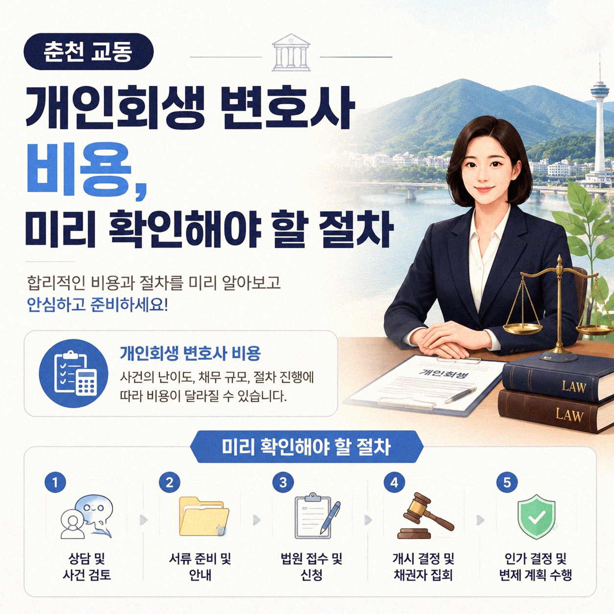 춘천 교동 개인회생 변호사 비용, 알아보기 전에 확인해야 할 것들